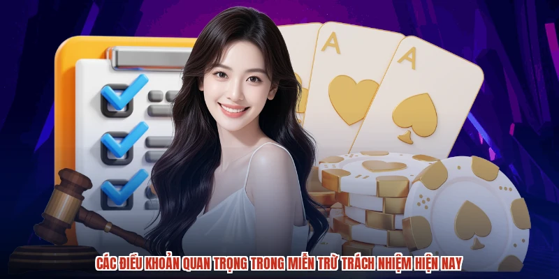 Các điều khoản quan trọng trong miễn trừ trách nhiệm hiện nay
