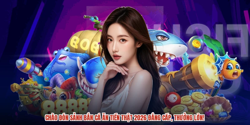 Chào đón sảnh bắn cá ăn tiền thật 2026 đẳng cấp, thưởng lớn