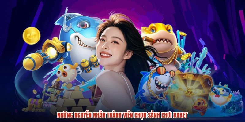 Những nguyên nhân thành viên chọn sảnh chơi 8XBET